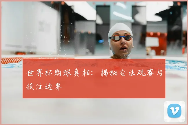 世界杯购球真相：揭秘合法观赛与投注边界